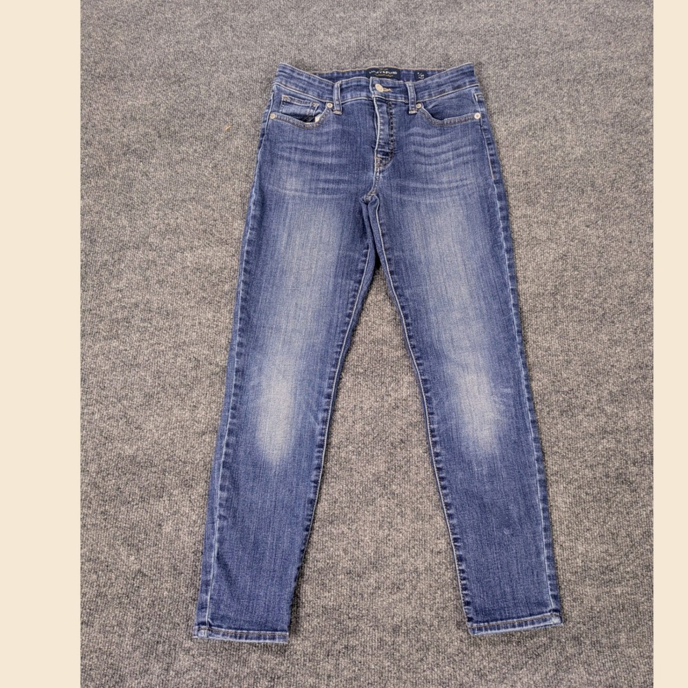 Lucky Brand Womens Ankle Jeans Size 2/26 Medium Wash Stretch Denim 1541
